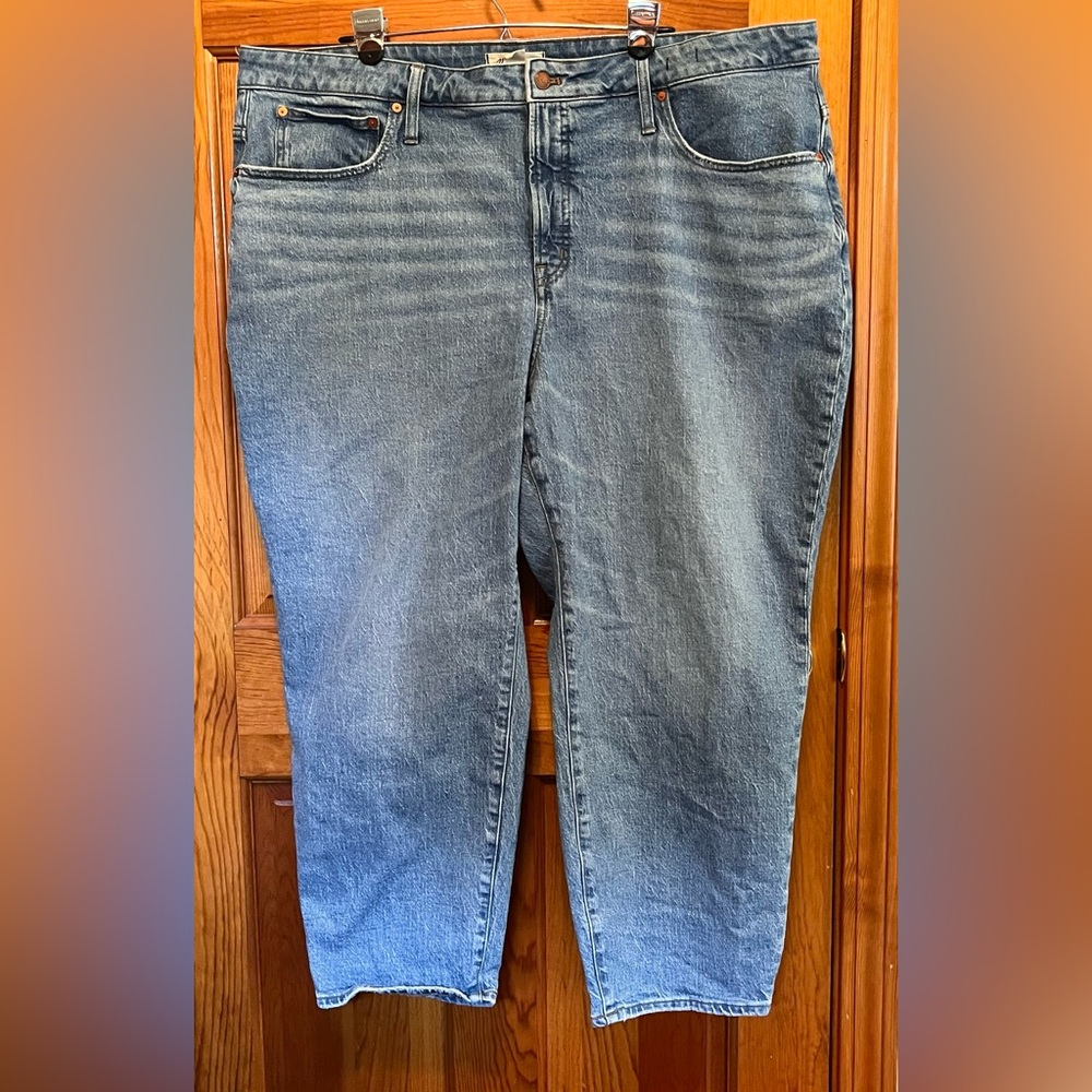 Madewell The Curvy Vintage Perfect Straight Leg Blue Jeans Women’s 24W Plus Boho